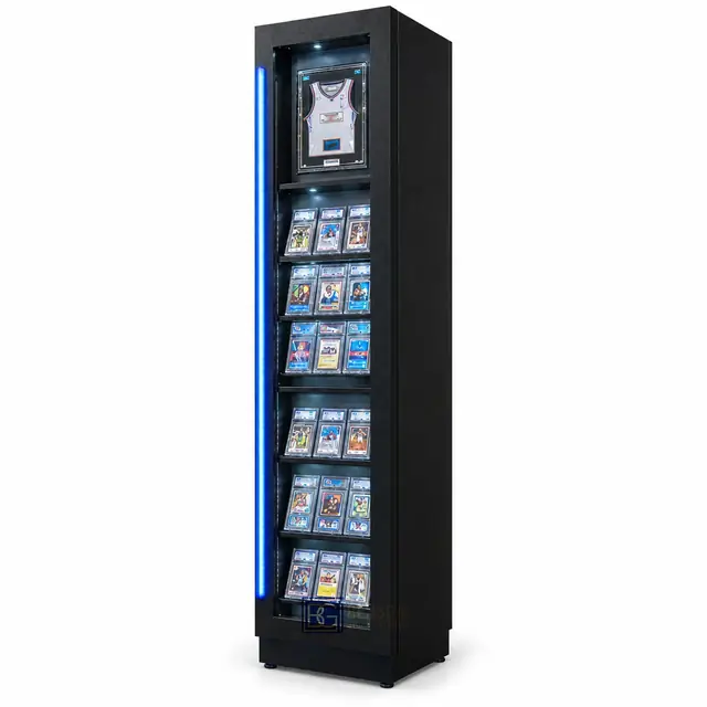 Four-Sided Slab Display Towers — BENSON fixture reference