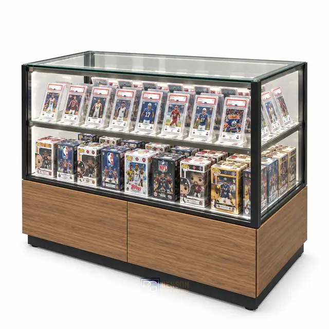 Trading Card Display Counters — BENSON fixture reference
