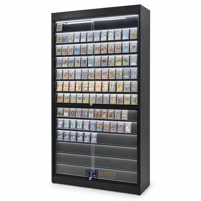 Modular Card Display Walls — BENSON fixture reference
