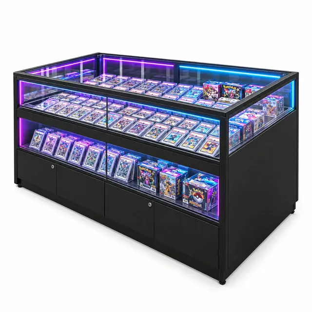 Card Display Island Cabinets — BENSON fixture reference